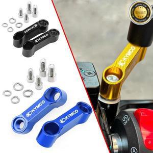 KYMCO AK 550 XCITING 400 Downtown 125 200i X-down CV3 DTX360 액세서리 미러 라이저 확장 브래킷