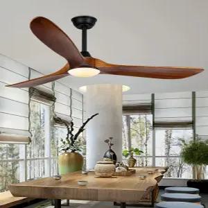 거실 천장선풍기 천정 북유럽 카페 침실 업소용 우드 복층 실링팬 모던