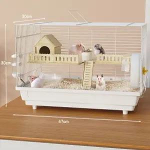 햄스터케이지 세트 집 소동물 중형 놀이터 하우스 아크릴