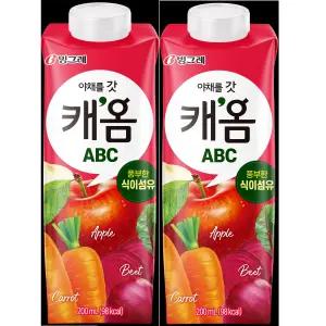 빙그레 캐옴 ABC주스 200ml 24개