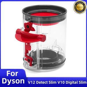 다이슨 호환 V12 용 먼지통 슬림 디지털 SV18 SV20 무선 진공 청소기 캐니스터 부착 교체 부품 감지