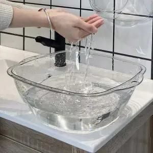 투명 TCO994J6 세수 세숫 대야 바가지 양동이 목욕 고무 다라이