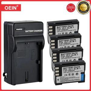 올림푸스 EVOLT E-300 C-7070 C5060 충전식 리튬 이온 배터리 PS-BLM1 PS 1800mAh 4 개