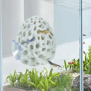 수족관 수족관용 새우 은신처 흡착컵 베타 물고기 미니 소형 구피 숨기고 휴식할 수 있는 장식