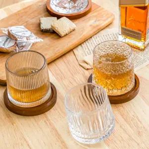 로맨틱 무드 360도 회전 혼술 위스키 유리잔 홈바 투명글라스 스월링 술잔