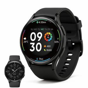 넥스젠 남성용 스마트워치 43 방수 알렉사 다중 심박수 스텝 장착된 피트니스 모드 통화 AMOLED 트래커 수면 BT 카운터 모니터 스포츠 GPS가 44MM 추적