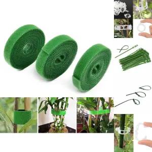 식물용 찍찍이 타이 가든 원예용 고정끈/고추/지지끈/집게/지지대/나뭇가지/고정/묶음끈/식물/도구/밴드/
