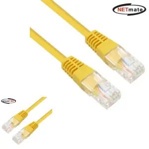 네쿠 기가 케이블옐로우 렌선 인터넷랜선 다이렉트 CAT.5E UTP 3m NETmate