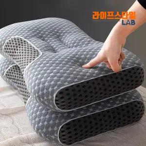 라이프랩 목디스크 일자목 거북목 낮은 경추 베개