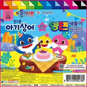 200매 WR17VV81 핑크퐁 양면색종이