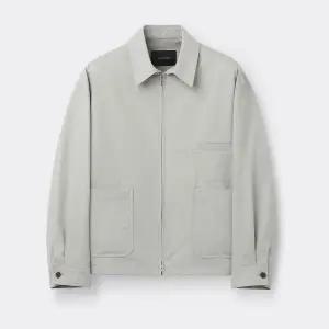 [롯데백화점]커스텀멜로우 그레이 다이드 코튼 집 자켓 CWJAS26101GYL