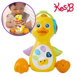 3개월아기 장난감 노래하는 작동 오리 인형 멜로디 교육완구 감각발달