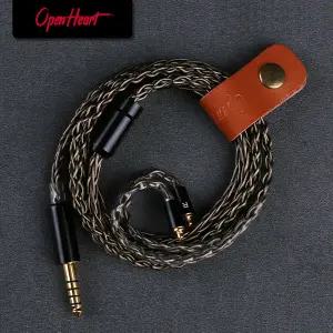 OPENHEART 8 코어 케이블 Sennheiser IE200/IE300/IE600/IE900 AKG N5005/N30 MMCX 3.5 4.4mm 밸런스드 케