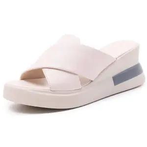 여성 키높이 슬리퍼 푹신한 웨지 사무용 여성 사무실 슬리퍼 실내화 실내용 거실