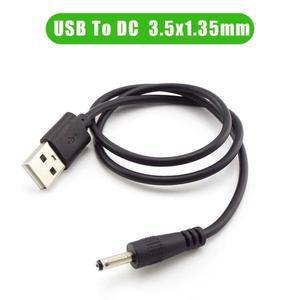 USB to DC 전원 케이블 3.5X1.35mm 충전 코드 리드 2.0 A 타입 수