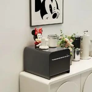 철제 슬라이딩 오픈형 커피캡슐 수납 디귿함 서랍장