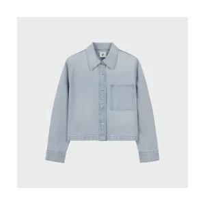 POLHAM 여성) 긴팔 데님 셔켓_PHF2WC2049