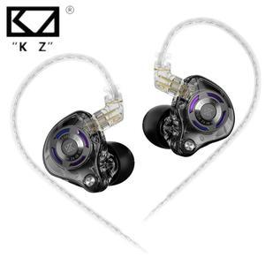 KZ Gale In-Ear 게임용 헤드셋 eSports Bass Metal 이어버드 울트라 선형 다이나믹 드라이버 인체공학적 음