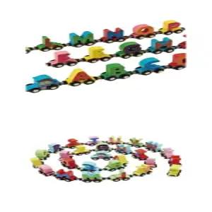 알파벳 원목 자석 기차놀이 세트 27p