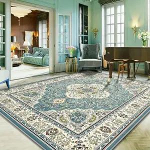 수입 카페트 페르시안 에스닉 러그 양탄자 거실 북유럽 패턴 원형 벨기에 단모 인테리어