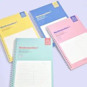 취재노트 팬시로비 3000 2분할 수학노트 유선 10개묶음