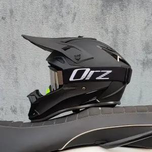 바이크 오토바이 반모헬맷 ORZ 레이싱 모토크로스 헬멧 오프로드 ATV M