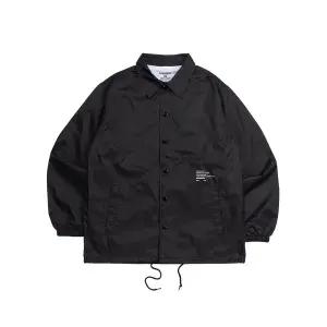 매장정품 LE CUSTOM 스텐실 코치 자켓 (블랙)