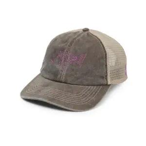 FISH SCRIBBLE 6패널 빈티지 트러커 캡 브라운 WDSS26CP03-035