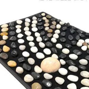 발 매트 맨발 족욕 지압기 돌지압 발 매트 건강 거실 실내