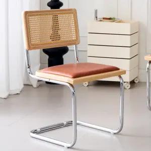 [피피포피]바터 라탄 의자 세스카 체어 하프 가죽