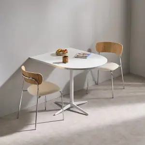 [티에스퍼니처]모아 반타원형 테이블 1000