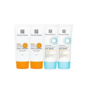 [더마하우스]화이트닝 썬크림2개+미백 링클 톤업 썬크림2개_P395846131