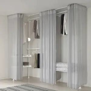 왕자 네오스페이스 (코너형 드레스룸 5P 밀폐이불선반형) 체크시스루