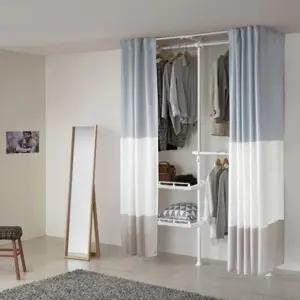 왕자 네오스페이스(어바웃 드레스룸 3P 밀폐선반형) 메리미 블루베이지