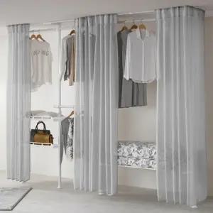 왕자 네오스페이스(어바웃 드레스룸 5P 밀폐이불선반형) 체크시스루