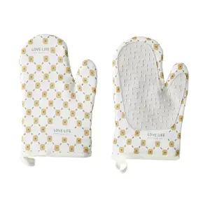 핏픽 실리콘 오븐장갑 양손세트 내열 냄비 손잡이 보호장갑 주방세척장갑