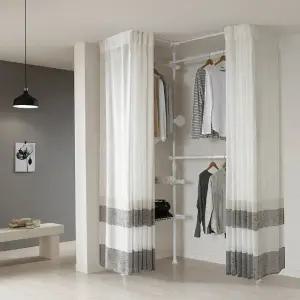 왕자 네오스페이스(네이처 코너형 드레스룸 3P 밀폐선반형)