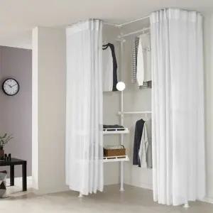 왕자 네오스페이스 (코너형 드레스룸 3P 밀폐선반형) 체크시스루