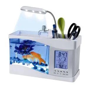 미니 LED 수족관 어항 열대어 관상어 소형 아쿠아 수조 구피