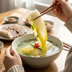 국내산 백김치 시원하고 깔끔한 저자극 물김치 백김치 3kg