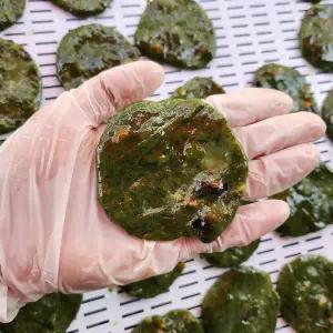 [하라네]진도 해풍 쑥개떡 견과 쑥떡 수제 떡 50개