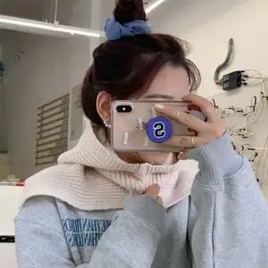 니트 후드 바라클라바 넥워머 모자