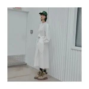 [LAP] 헨리넥 허리매듭 롱 원피스 AS1WO262 944617