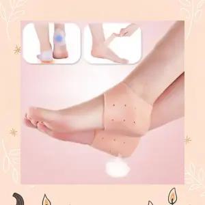 발뒤꿈치 각질용 관리 실리콘 커버 밀착형 보습 패드 보호