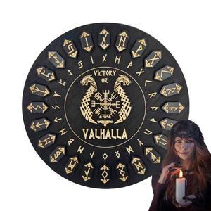 마녀 세트 25PCS 디스크와 나무 도구와 불멸의 용품 수공예 비문 장식 공예