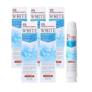 투스홀 치아미백 치약 의약외품 커피착색 케어 구취제거 화이트닝치약 80g 5개