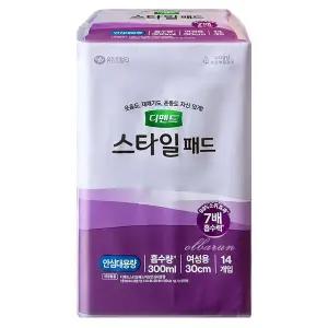 테온셀 디펜드 스타일 패드 여성용 안심대용량 14매x1팩 /요실금패드 기저귀