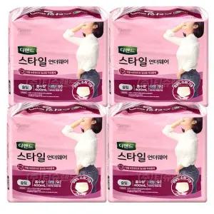 테온셀 디펜드 스타일 언더웨어 슬림 여자 대형 9매x4팩 (총36매) 요실금 팬티 기저귀