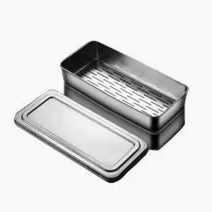 물빠짐 스텐 수저통 대 식당수저통 수저수납