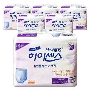 테온셀 하이센스 언더웨어 입는 팬티 특대형 100매 1박스 성인용 기저귀 요실금 팬티기저귀